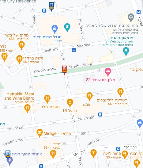 תמונה של מפת חניונים